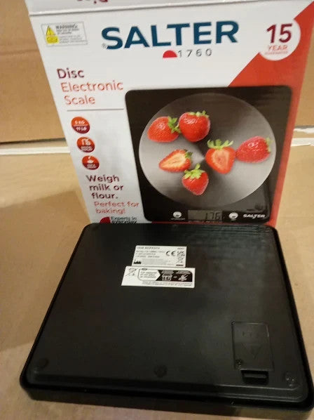 Salter 1036 Digital Kitchen Cooking Baking Scales Food Weight Maximum Of 5kg