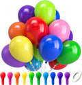 Kelfara Assorted Rainbow Party Balloons 100 Pack 12in Multicolour Latex New