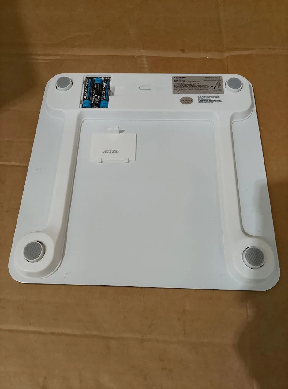 RENPHO Weighing Bathroom Scale Step On Technology 28st LED Display White