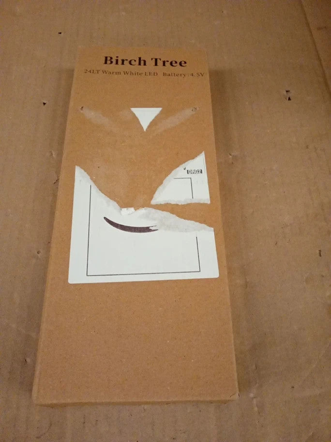 Vanthylit Birch Tree With Led Lights White Christmas Decorations 8.5x11x55cm New