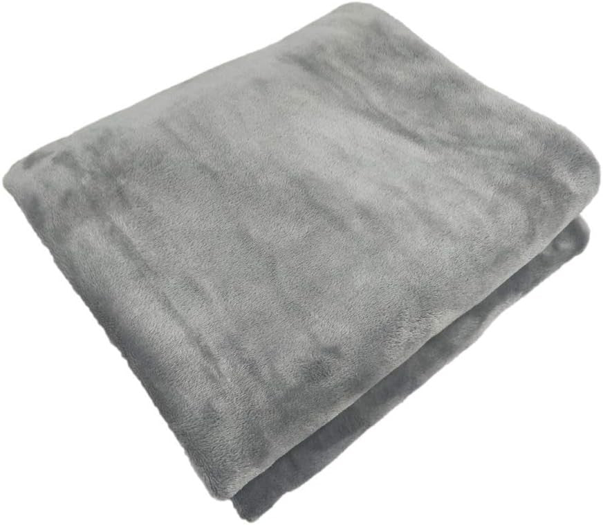 AOSEE Electric Car Blanket Heated 12V Fleece Constant Temperature Grey New