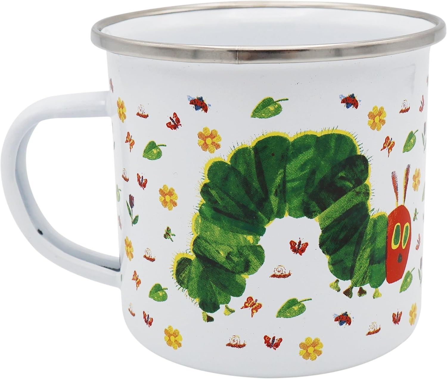 World Of Eric Carle Enamel Mug The Very Hungry Catapillar 320ML New