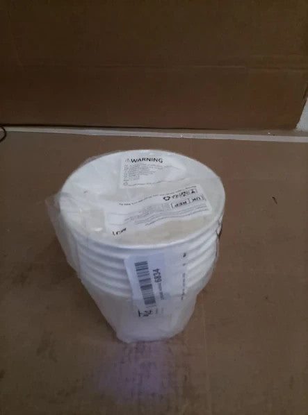 T4u 12.5cm Plastic Plant Pots 6 Pack Small Drainage Hole Indoor Outdoor New