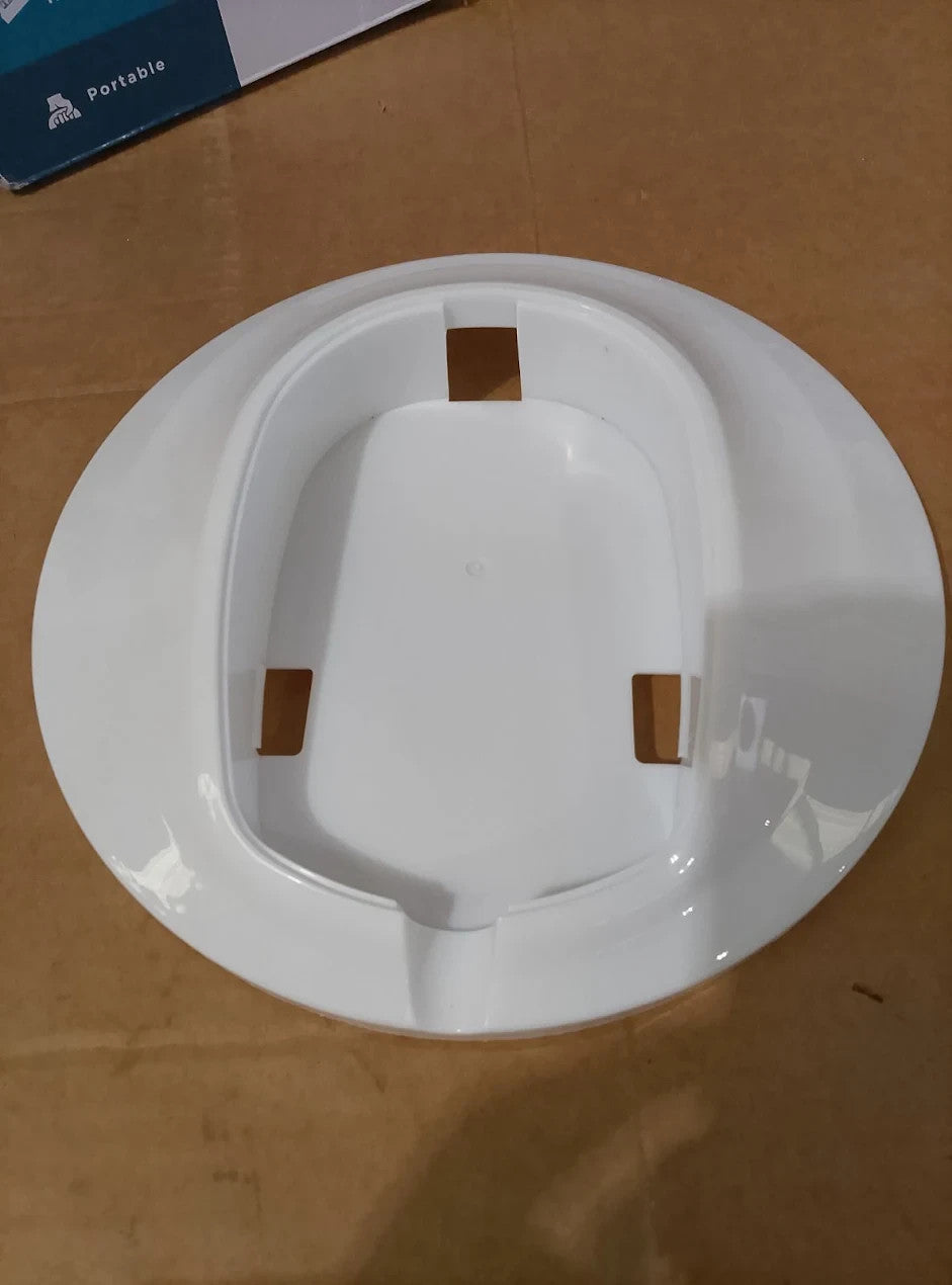 Status S9DESKFAN1PKB 9in Oscillating Desk Fan White 2 Speed Settings Adjustable
