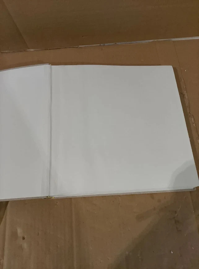 Mareli Photo Album 31x31cm Linen Fabric Cover 80 Pages Tissue Paper New