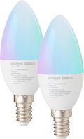 Amazon Basics E14 Smart LED Bulb 4.7W WiFi Light  2.4 GHz Alexa Only 2 Pack New
