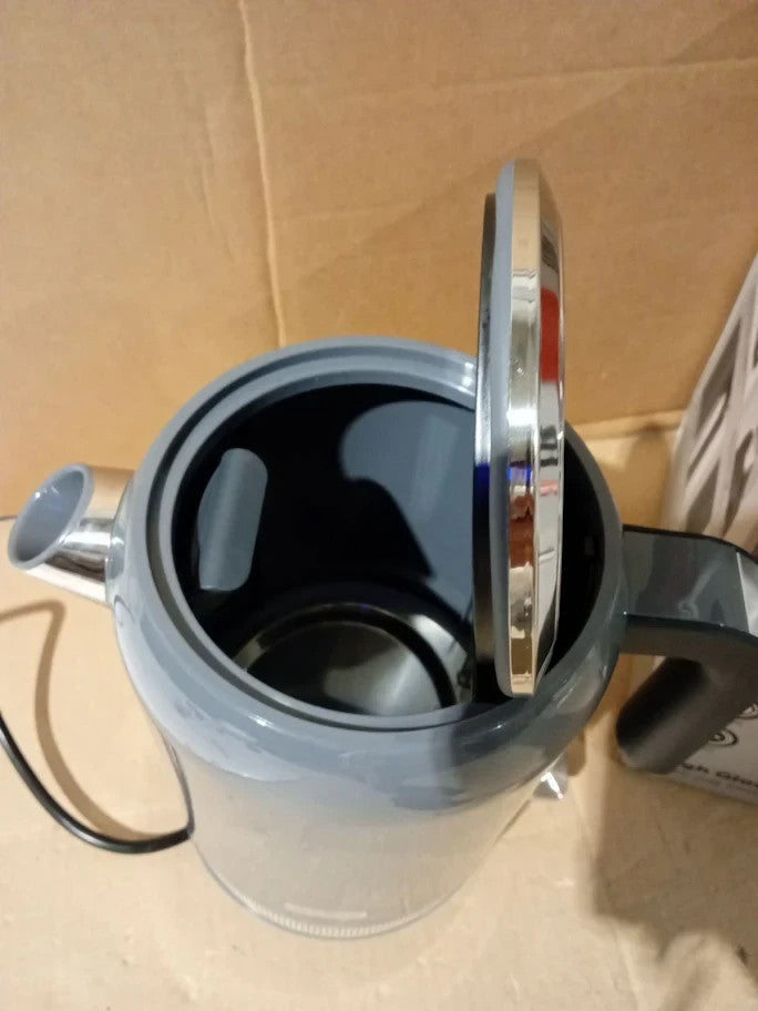 Breville High Gloss Electric Kettle 1.7L 3kw Fast Boil Grey Stainless New