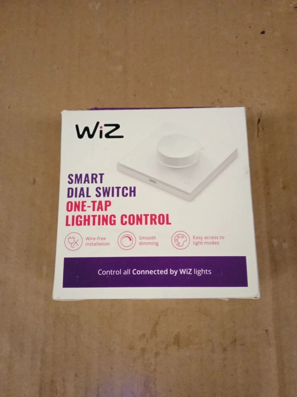 WiZ Smart Dial Switch Portable OneTap Dimming & Scene Control USB Rechargeable