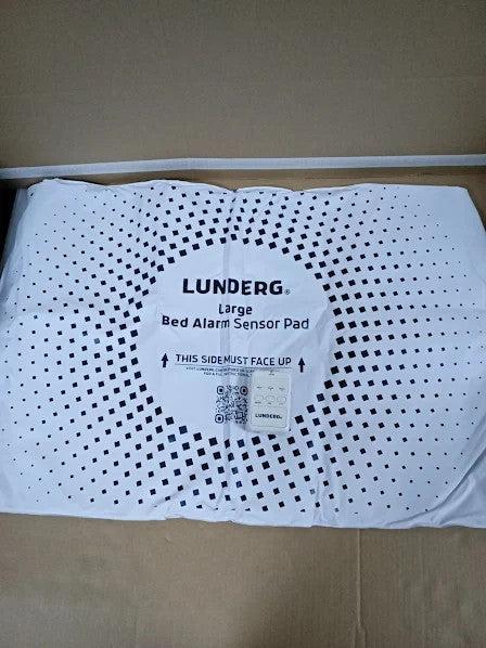 Lunderg Large Bed Alarm Elderly Adults Wireless Sensor Pad 20x30in New
