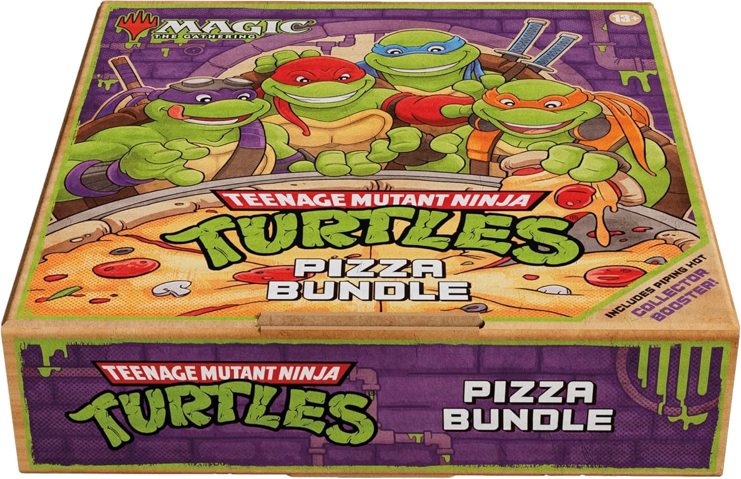 Magic The Gathering Teenage Mutant Ninja Turtles Pizza 3.465x7.362x0.1in New