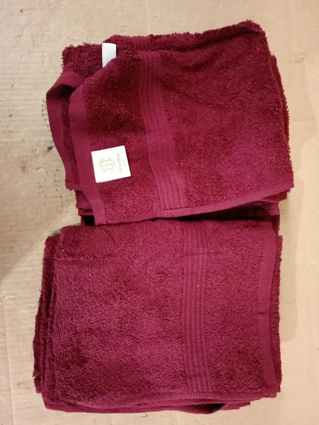 Luxury Set 6 Towels Soft Cotton Absorbent Quick Drying Easy Care 40×70cm