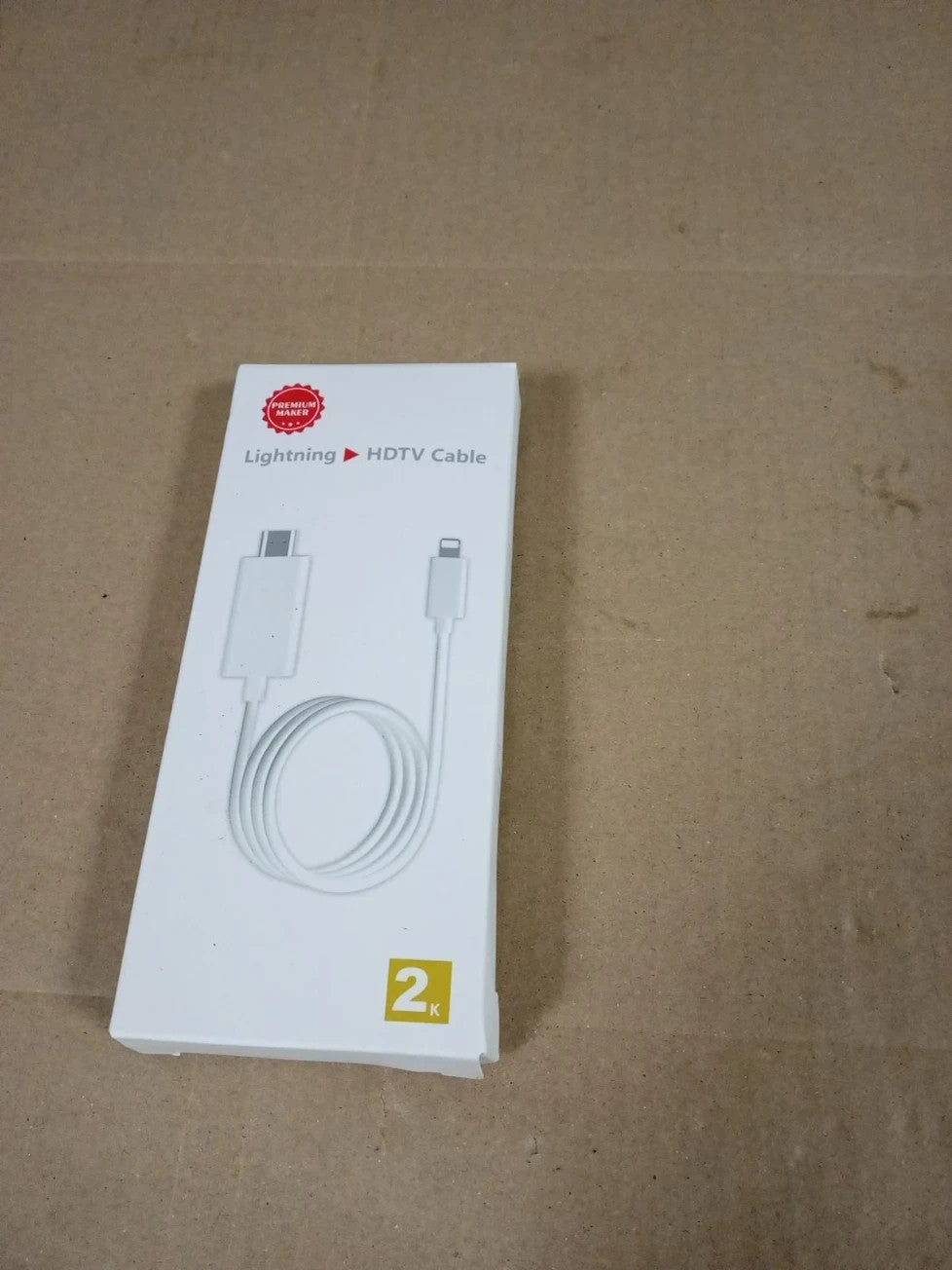 HDMI Adapter Cable Phone TV 1080p HDTV Connector HDMI Adapter Cord White New