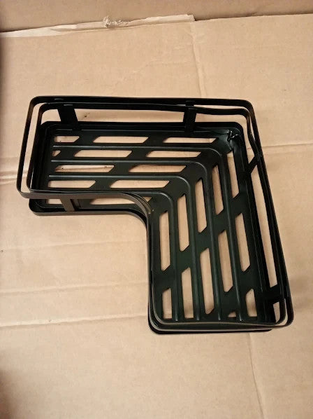 Zvzm Shower Shelves Storage Rack Basket Corner Caddy No Drilling 25x25x5.5cm