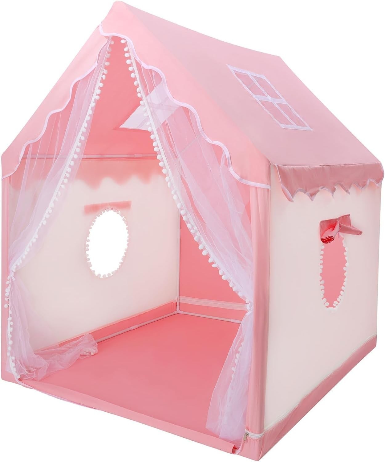 Kids Play Tent Princess Castle Girls Large Playhouse Pink 120×100×130cm New