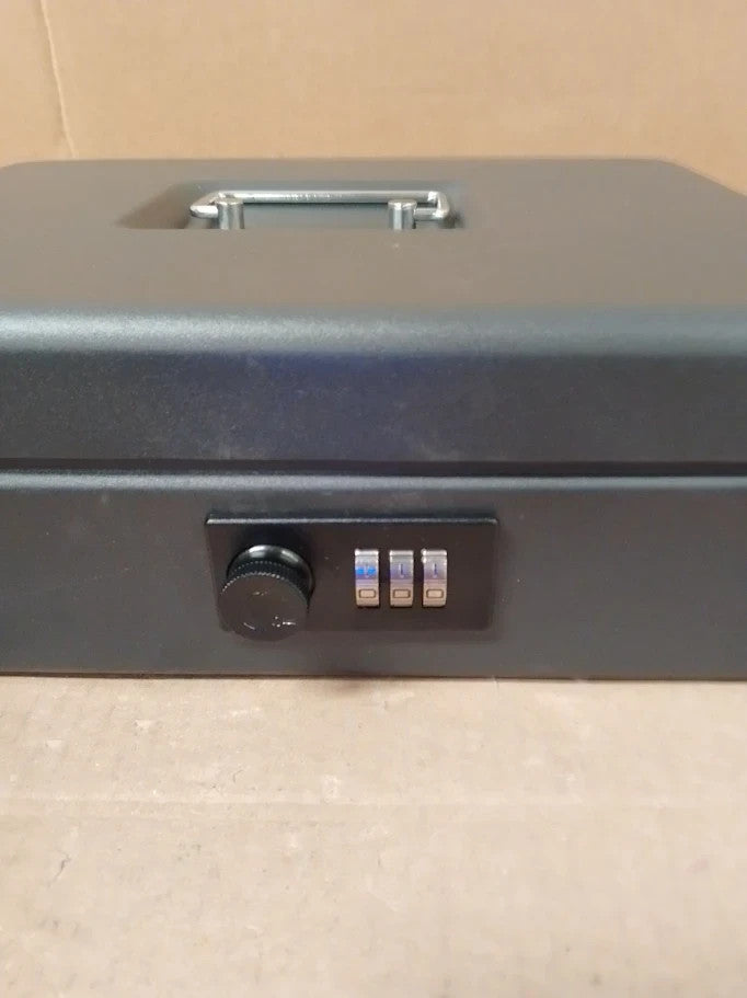 Cathedral Products 12in Steel Cash Box Combination Lock Durable Secure New
