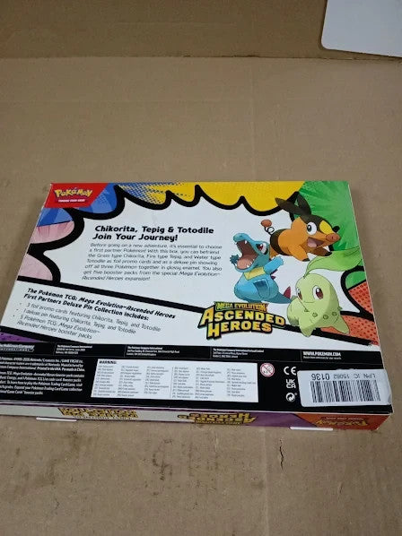 Pokemon TCG Mega Evolution3 Foil Promo Cards Used and Opened Box