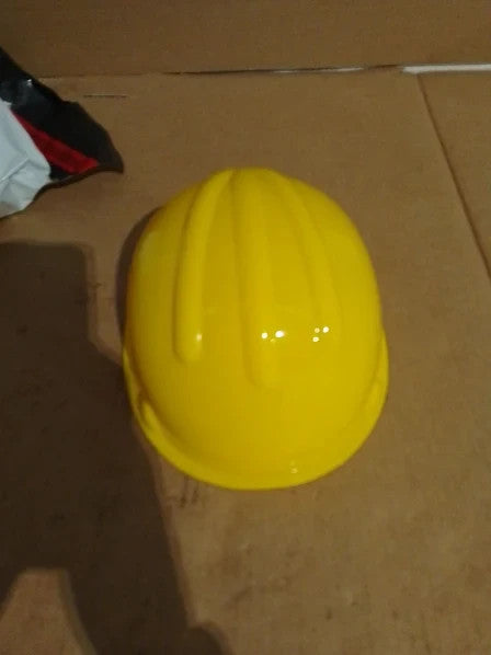 Boss Construction Helmet Childs Hard Hat Yellow Short Brim Lightweight New