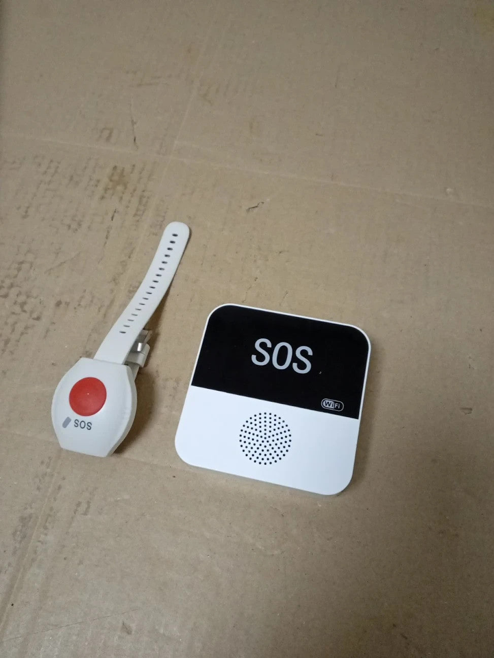 WiFi Caregiver Call Button System Smart App Alert Emergency Personal White New