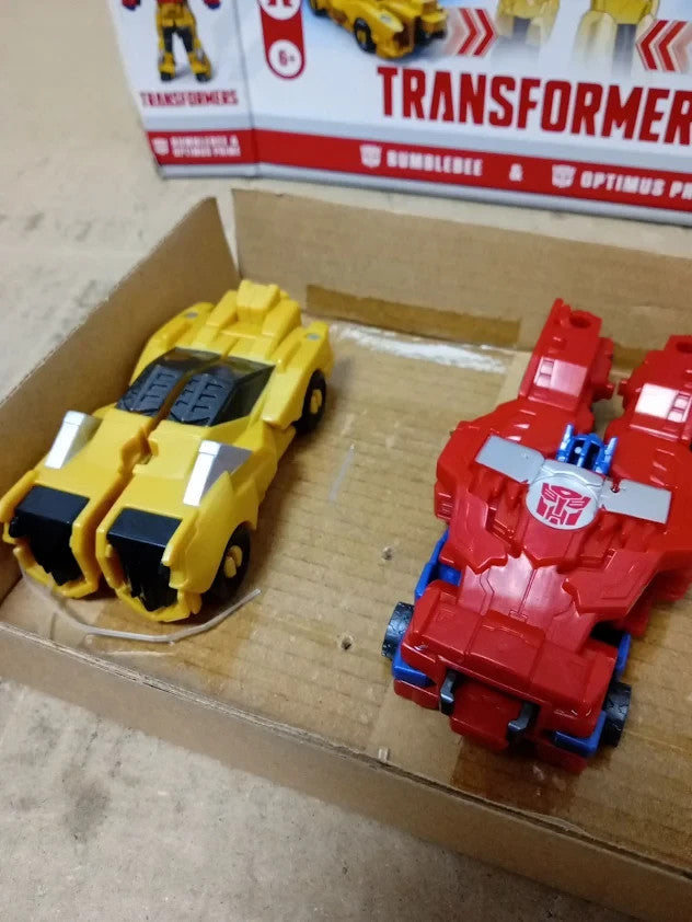 Transformers Crash Combine Heroes Bumblebee Optimus Prime 2pc 6+ New