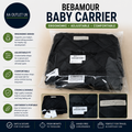 Bebamour Baby Carrier Black Ergonomic Infant Hip Seat Adjustable Baby Sling New