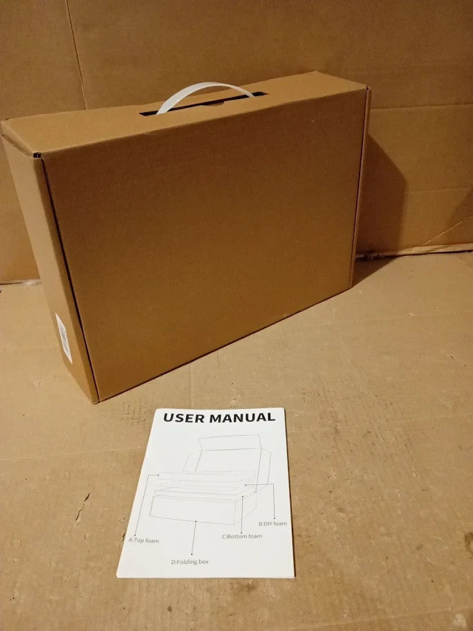 Yutrchey Laptop Shipping Box With Protection Foam Up To 17in Box Notebook New
