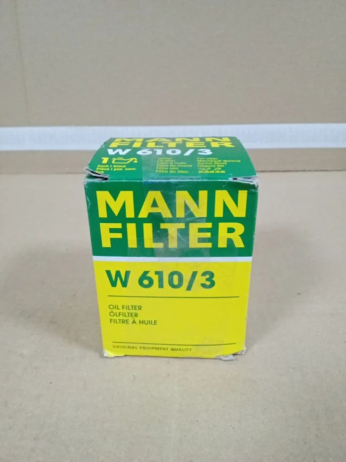 MANN-FILTER W 610/3 Oil Filter Genuine Replacement Cars Transporters Design