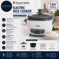 Russell Hobbs Electric Rice Cooker 1.2kg Removable Nin Stick Bowl