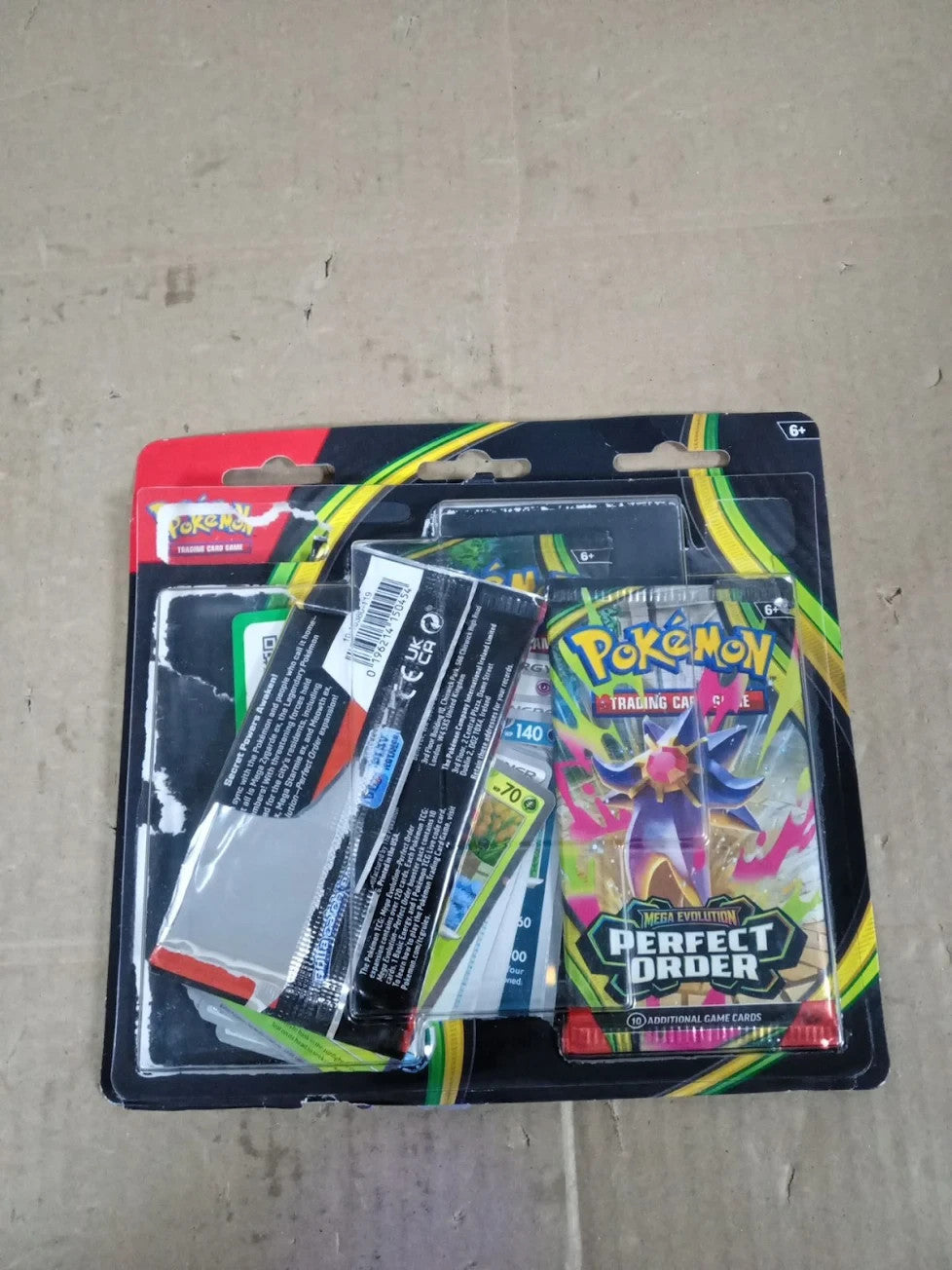 Pokemon TCG Mega Evolution Perfect Order Triple Pack Foil Promo Card New