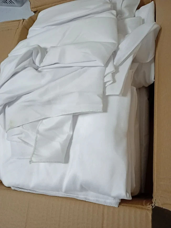 Lumaycens White Tablecloth 60x102in Rectangle Polyester Farbic Washable White