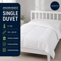 Amazon Basics Down Alternative Single Duvet Spring Summer 5.1 Tog Hypoallergenic