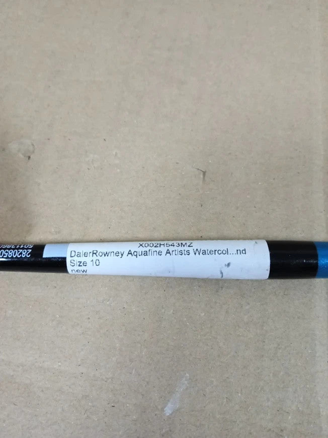 Daler Rowney Aquafine Artists Watercolour Paint Brush Flat Shader Size 10 New
