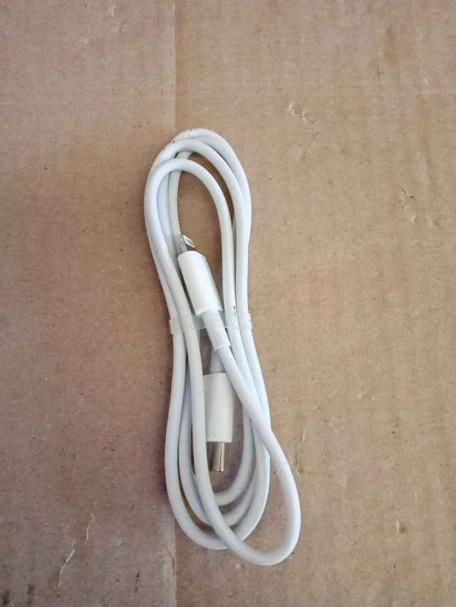 Apple MFi USB C Cable Fast Charger iPhone Heavy Duty Premium Modern Design White