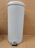 Habitat Matt Grey 30 Litre Round Pedal Bin Kitchen Waste Rubbish Quality Design