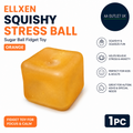 Ellxen Squishy Stress Balls Fidget Toys Sugar Fidget Grape Stressball Orange