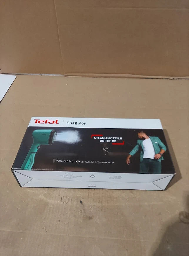 Tefal Pure Pop Slim Handheld Clothes Steamer No Ironing Board Needed DT2024