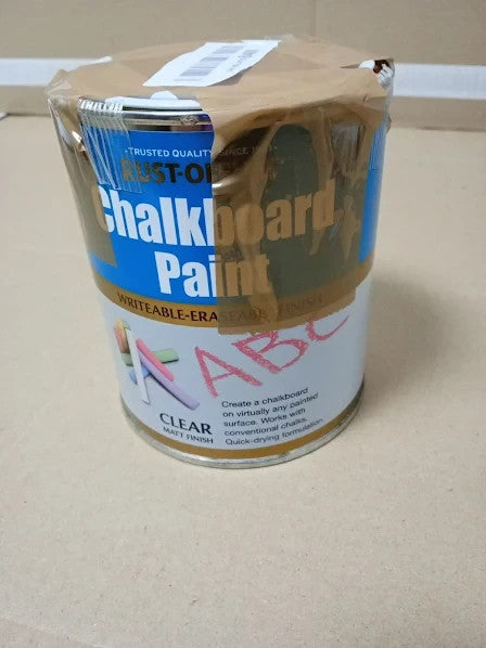 Rust Oleum Colour Clear Chalkboard Paint 750ml Erases Cleanly
