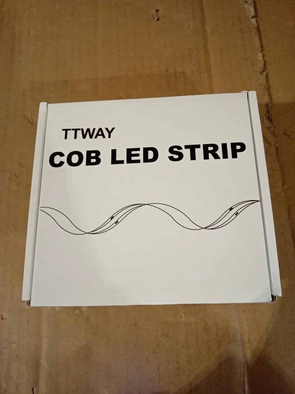TTWAY COB LED Strip Lights 3000K Dimmable LED Super Bright 24V 5M Warm White New