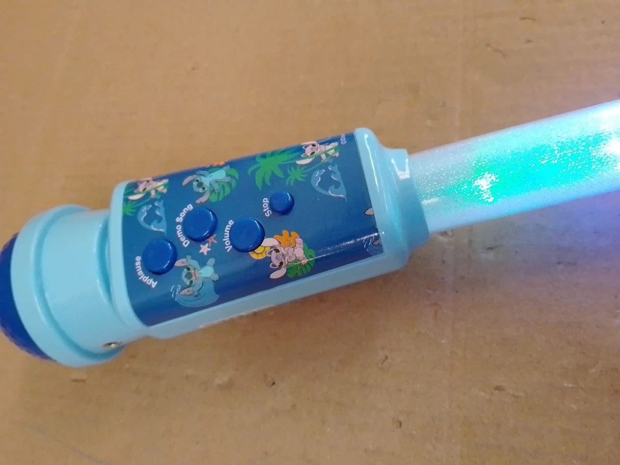 LEXIBOOK Disney Stitch Luminous Microphone children Musical Toy 4+ New