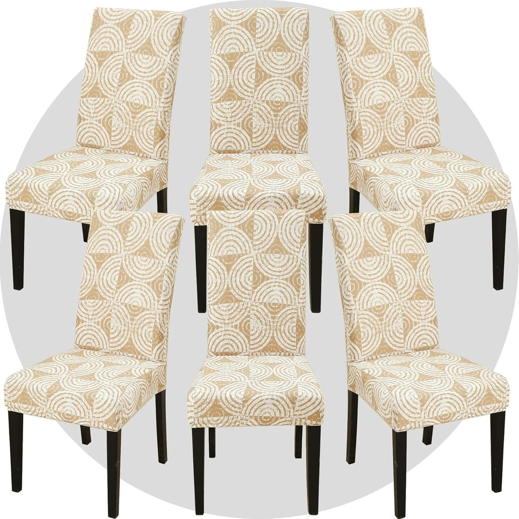 Tommo Dining Room Spandex Chair Covers Set Stretch Washable 10x10x10mm New