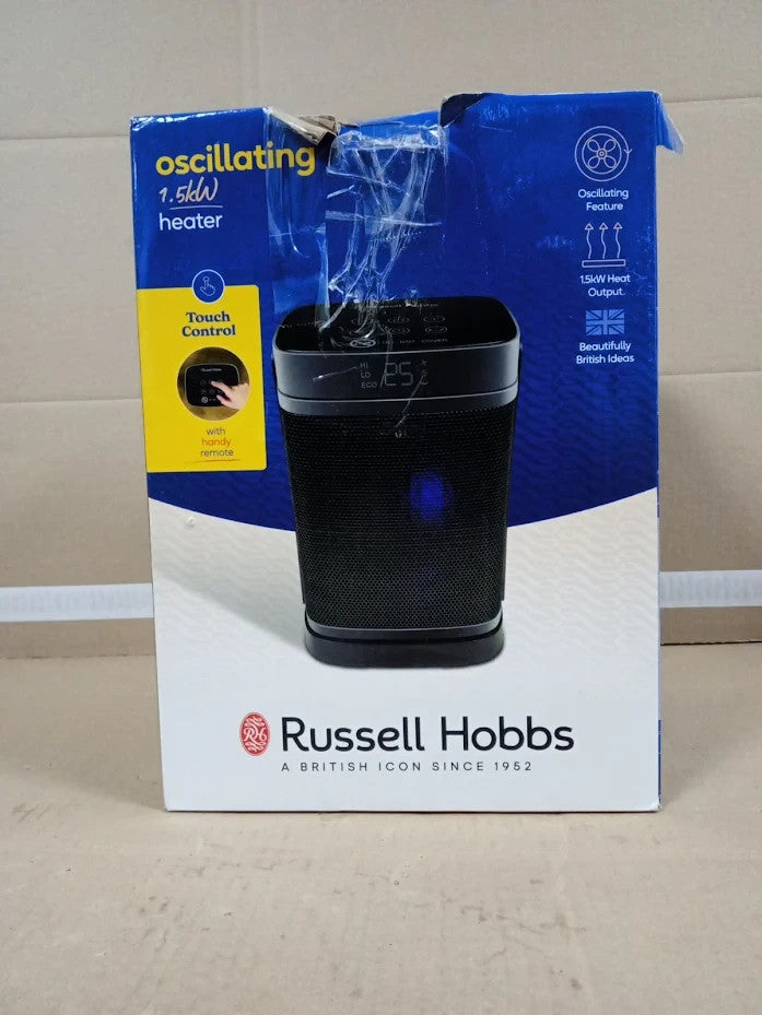 Russell Hobbs 1500W Ceramic Space Heater Oscillating Digital RHCH2001S Design
