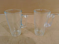 Ansio Large Latte Glass Coffee Cups 375ml Gift Box 2 Latte Glass Clear