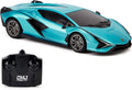 1:24 Scale Lamborghini Sian FKP 37 Official Licensed Blue Racing Car Model New