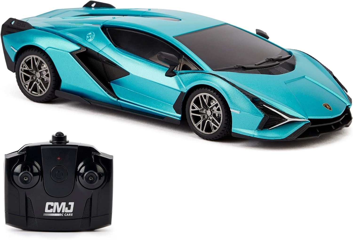 1:24 Scale Lamborghini Sian FKP 37 Official Licensed Blue Racing Car Model New
