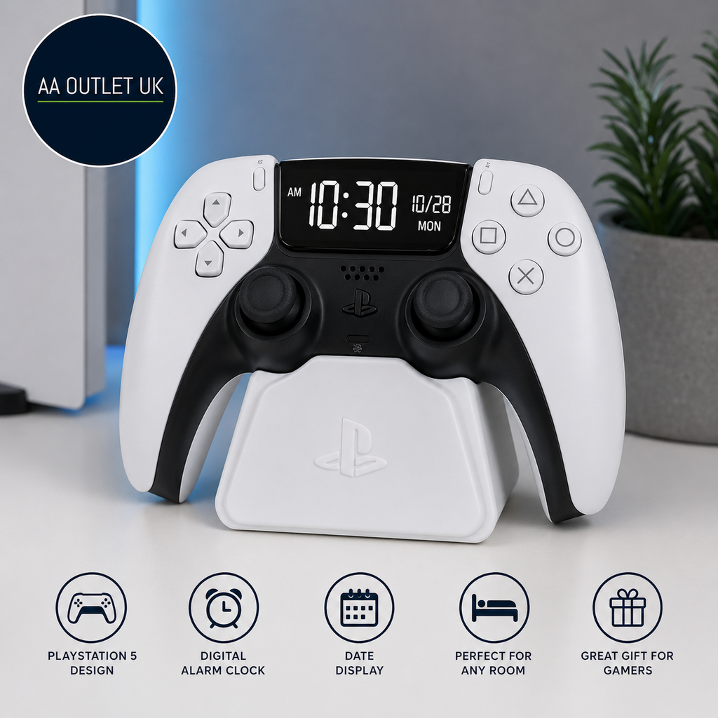 Paladone PlayStation PS5 Controller Alarm Clock Officially Sony Merchandise