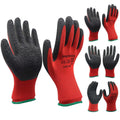 Zangzhixiong Gardening Proof 4 Pairs Rubber Work Gloves Superior Grip New
