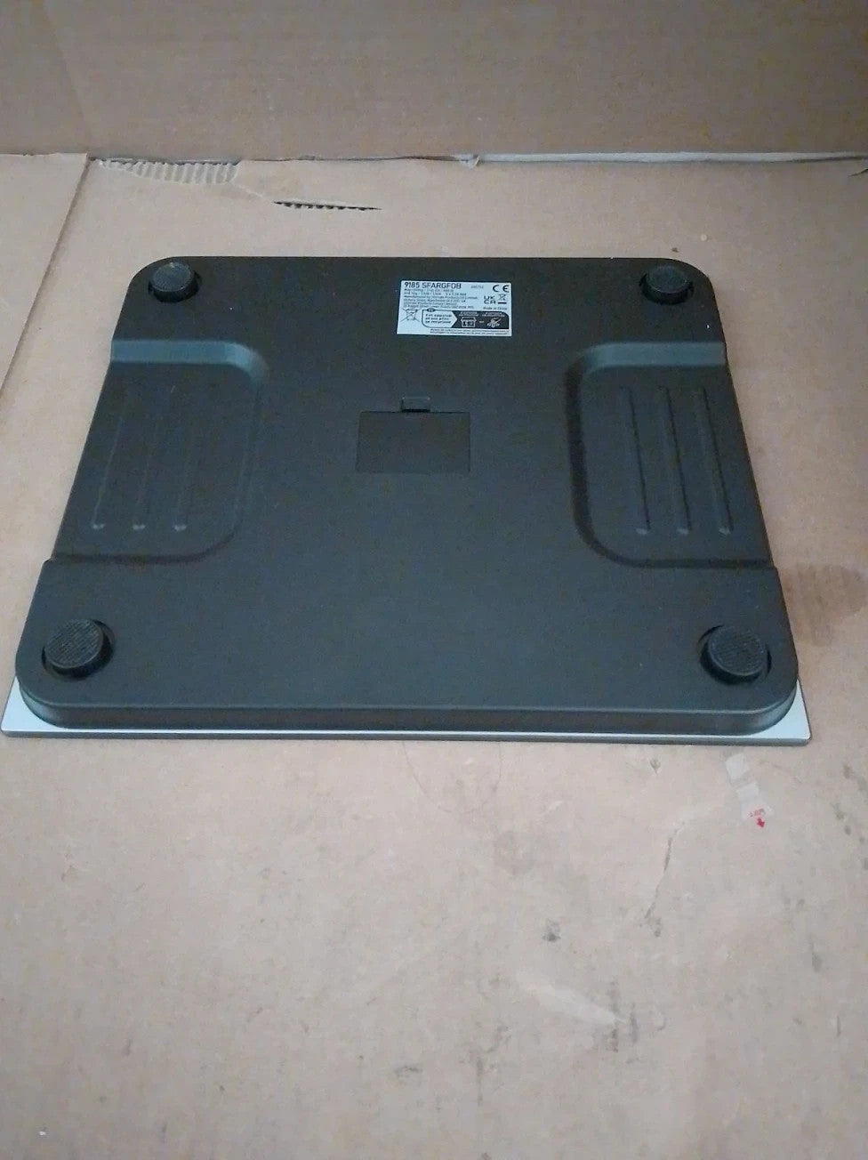 Salter Glass Digital Bathroom Scales Silver Grey LCD Weight Quality Design New