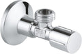 Grohe Brass Angle Valve 1/2in Pre Roughened Connection Thread 5.5x8.1x5.5cm New