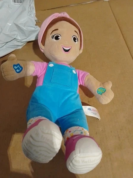 Ms Rachel Official Speak Sing Doll 16in Tall Interactive Toy 4 Songs 6+m New