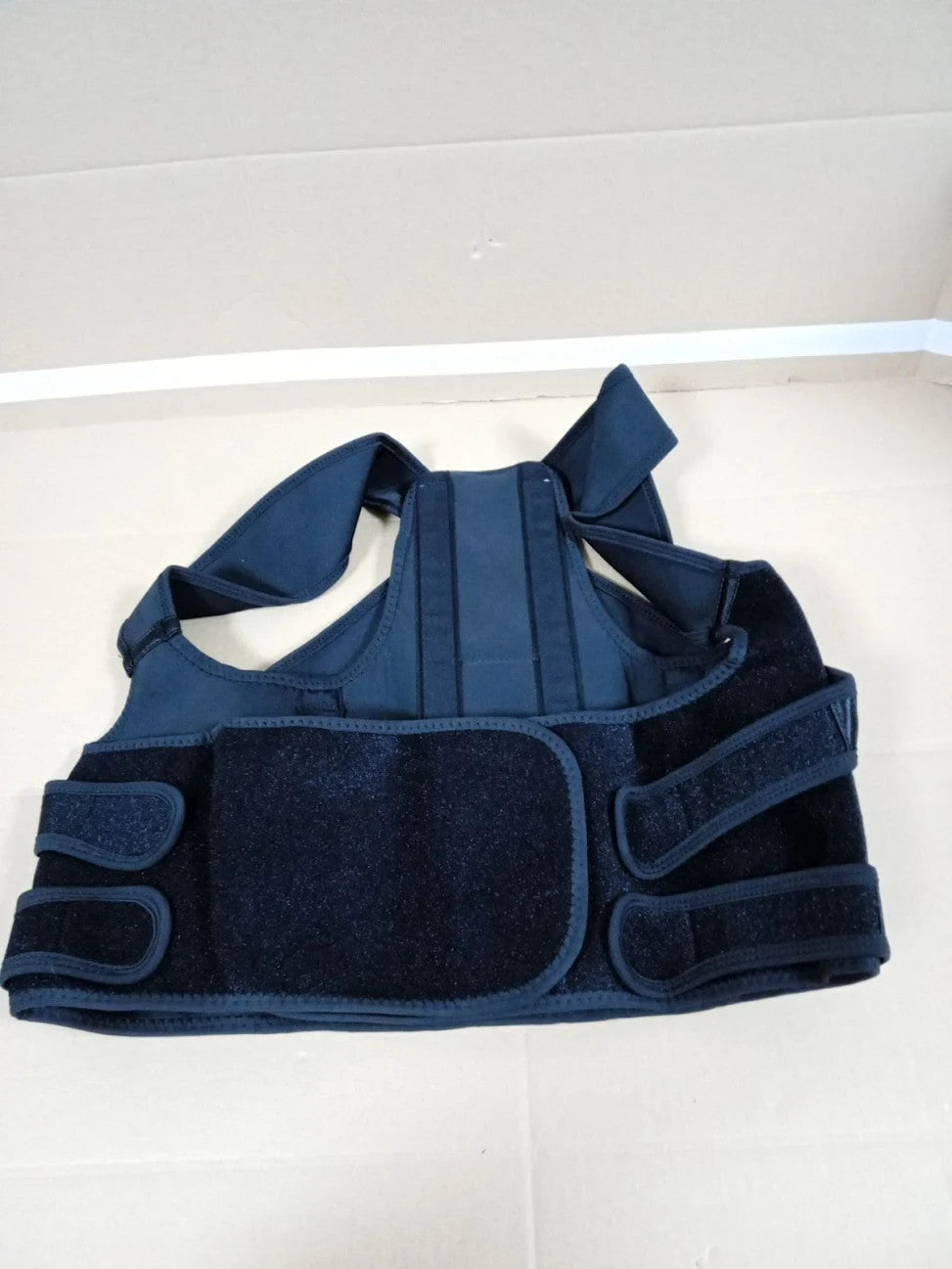 Back Brace Support Posture Corrector Adjustable Shoulder Neck Lumbar Large New