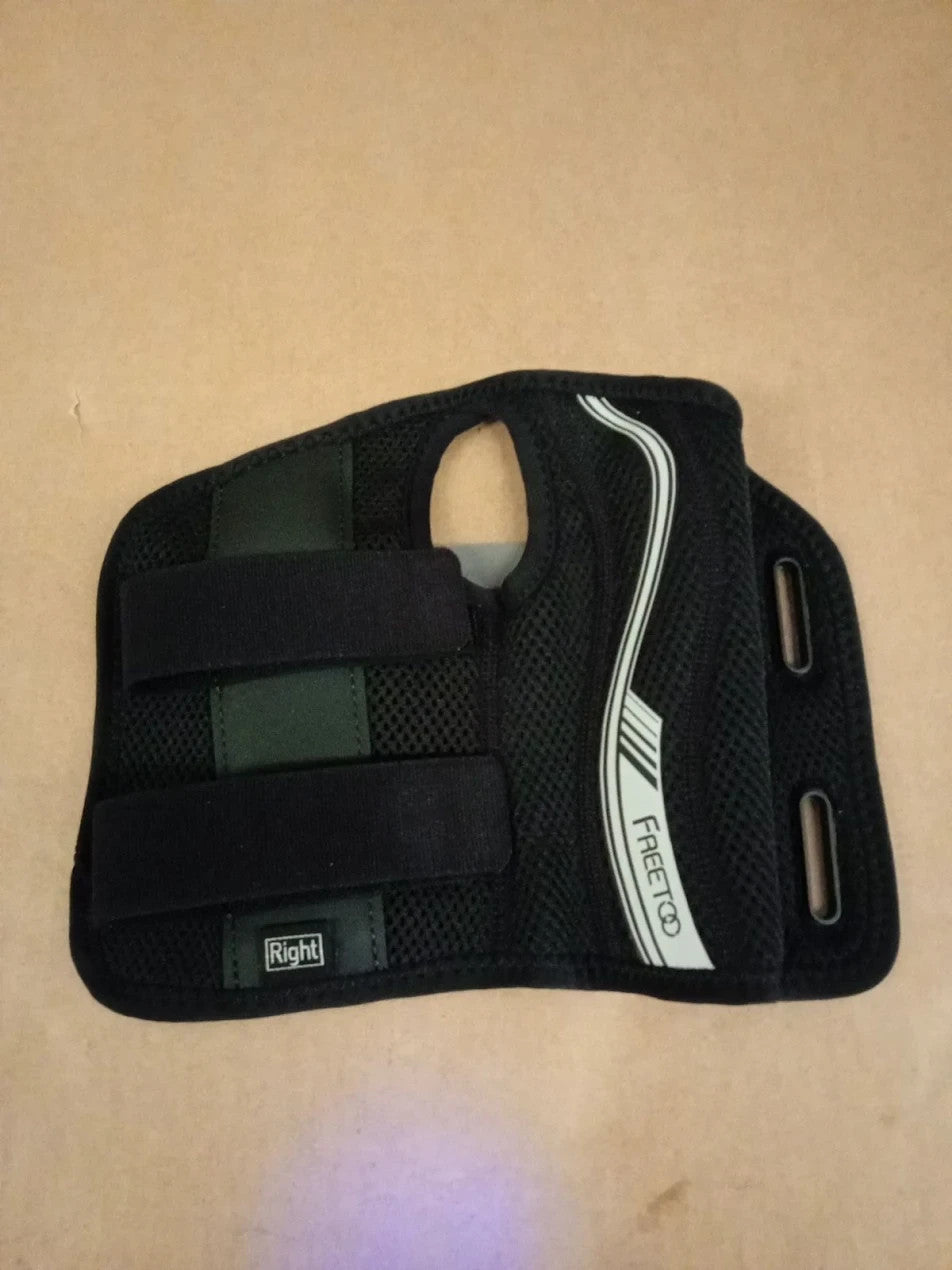 FREETOO Wrist Support S Shaped Support Arthritis Adjustable Right Hand Large